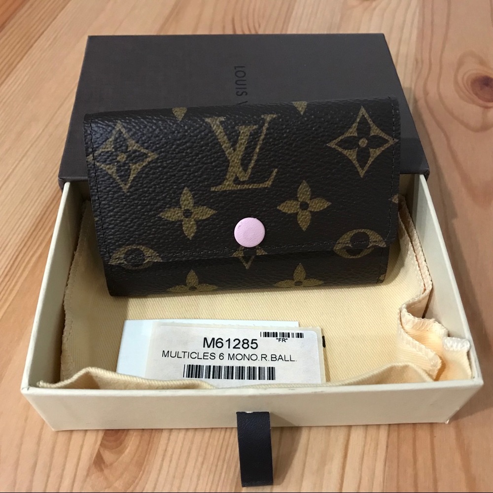 Louis Vuitton 6 Key Holder - Rose Ballerine